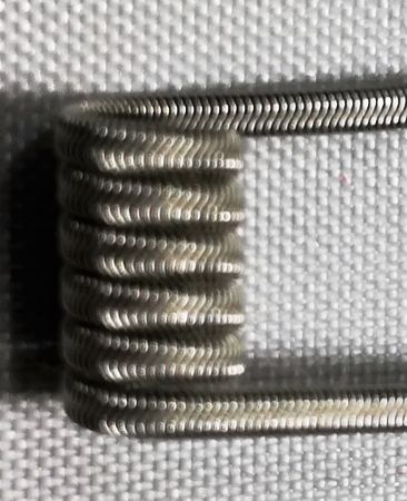 Triple "L" Fused Clapton Ni80 Handmade Coil 0,23 Ohm Dual - 2 Stück