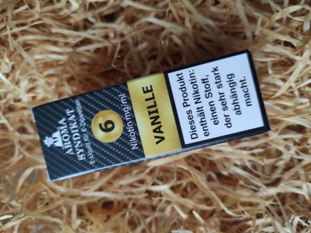 Aroma Syndikat Vanille Liquid 10ml 6mg/ml Nikotin - autentische Vanille