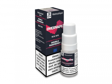 Overvape Double Raspberry E-Liquid 20mg/ml Nikotinsalz Liquid Himbeere