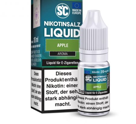 SC Nikotinsalz Liquid Apple 10mg/ml Nikotin - Apfel