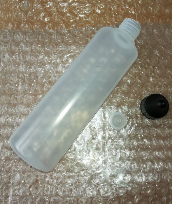 10 x Rundflasche Enteiser 50ml aus LDPE natur mit Verschluss