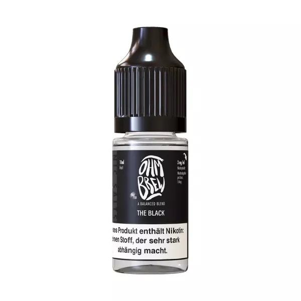 Ohm Brew The Black Nikotinsalt Liquid 3mg 10ml - Brombeere schwarze Johannisbeere etwas Menthol