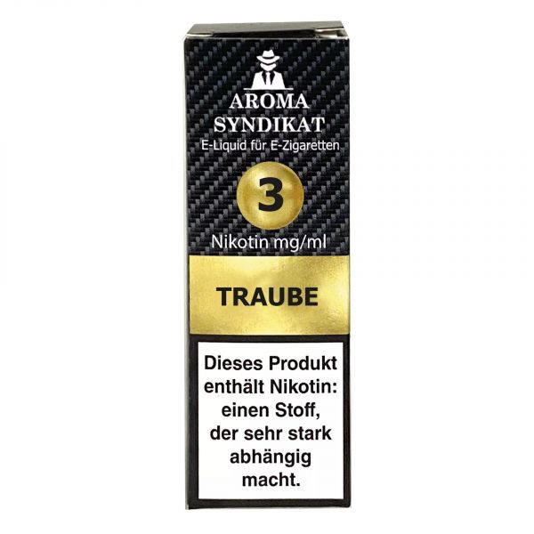 Aroma Syndikat Traube Liquid 10ml 6mg/ml Nikotin - saftige Weintraube