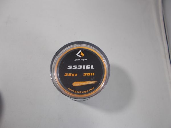 10 m Edelstahldraht Spule SS316L - 0,40 mm (26GA) GeekVape ZS02