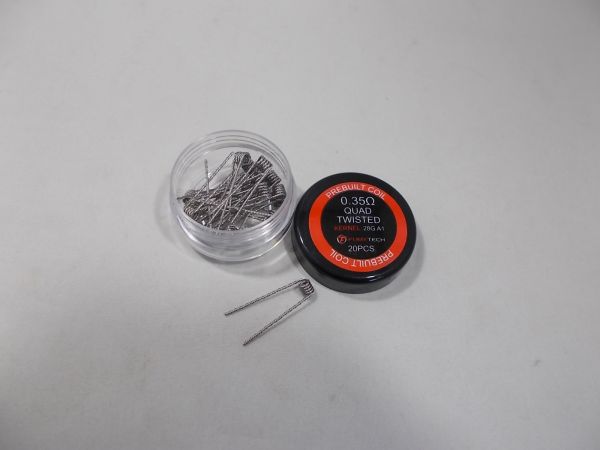 Quad Twisted 20 Stück Fertigwicklungen 0,35 Ohm - Fumytech K-A1