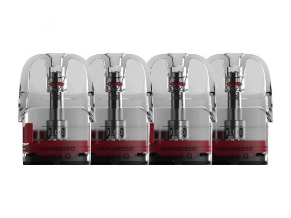 4 x Vaporesso Luxe Q M Pod 0,8 Ohm - 3ml